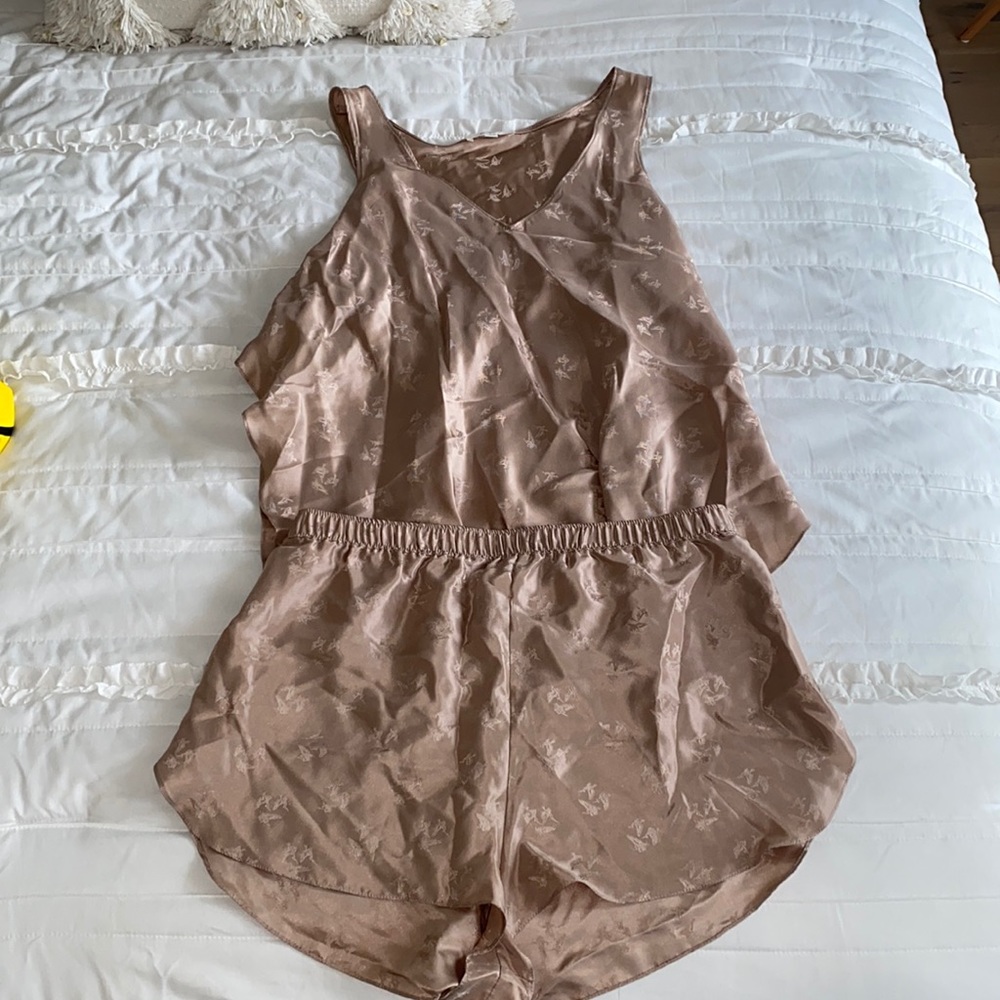 Billy Reid Bluch Silk Pajama set